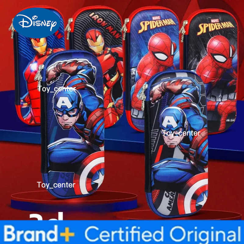 Disney Spider-Man 3D Stereo Pencil Case Pencil Case Spider Man Large Capacity Pencil Box Kids Toys Gifts H251227