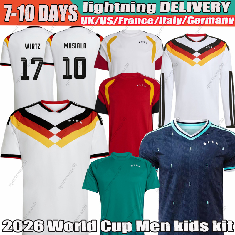 2026 Germany jersey XXXL 4XL Musiala Wirtz Havertz Kimmich Retro trikot soccer jerseys Tah RUDIGER Raum MULLER Deutschlands trikot 2026 Men kids kit