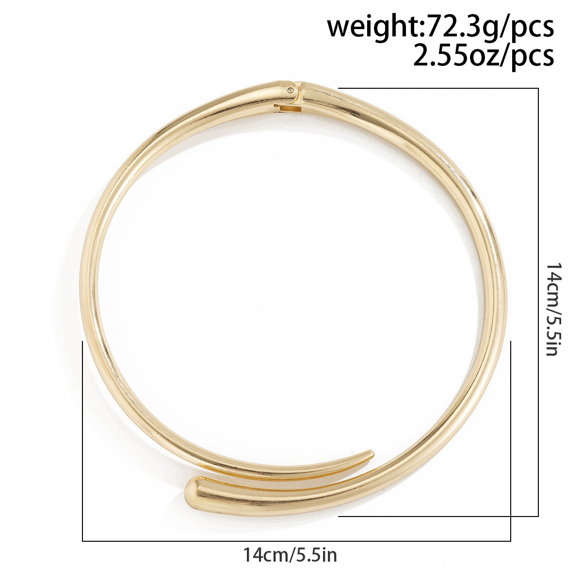 New Minimalist Water Drop Open Choker Necklace for Women Light Luxury Fashion Collarbone Chain Simple and High-End Jewelry 250420