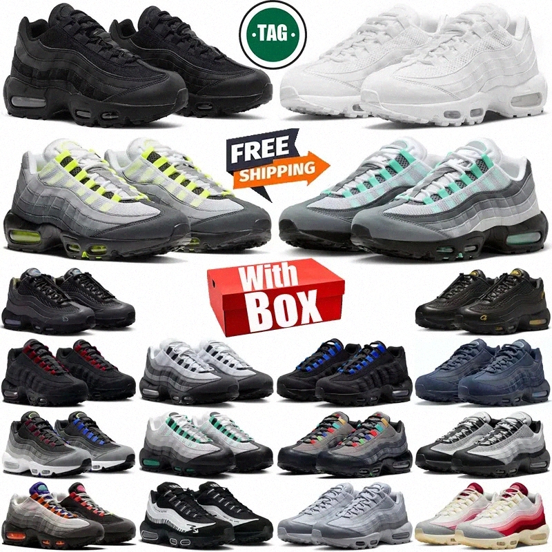 free Shipping With Box Designer 95 95s sneakers Running Shoes trainers for mens womens chaussure black Outdoor men women Sports runners v8X0#
