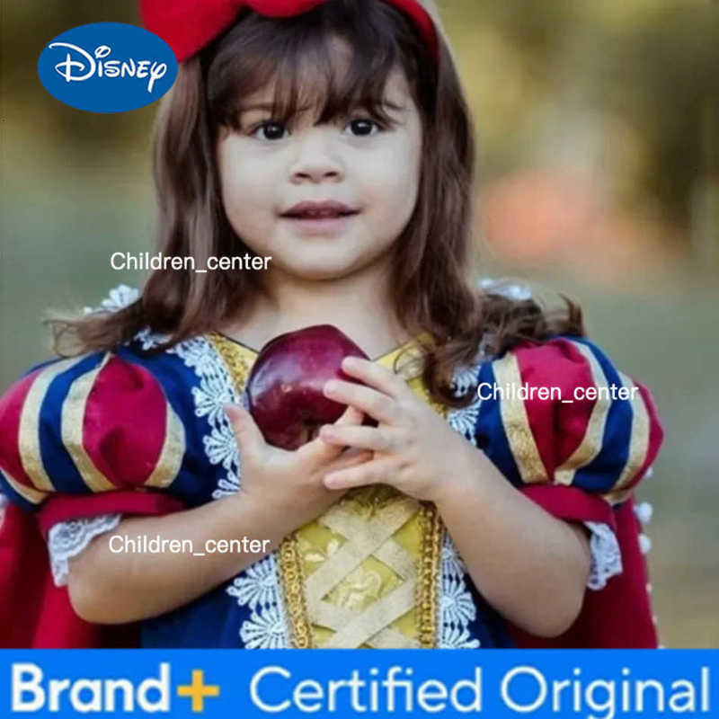 Disney Girls Fancy Snow White Summer Dress Princess Dress Children Halloween Carnival Birthday Party Tulle Embroidery Dress Kid Costume H2512271