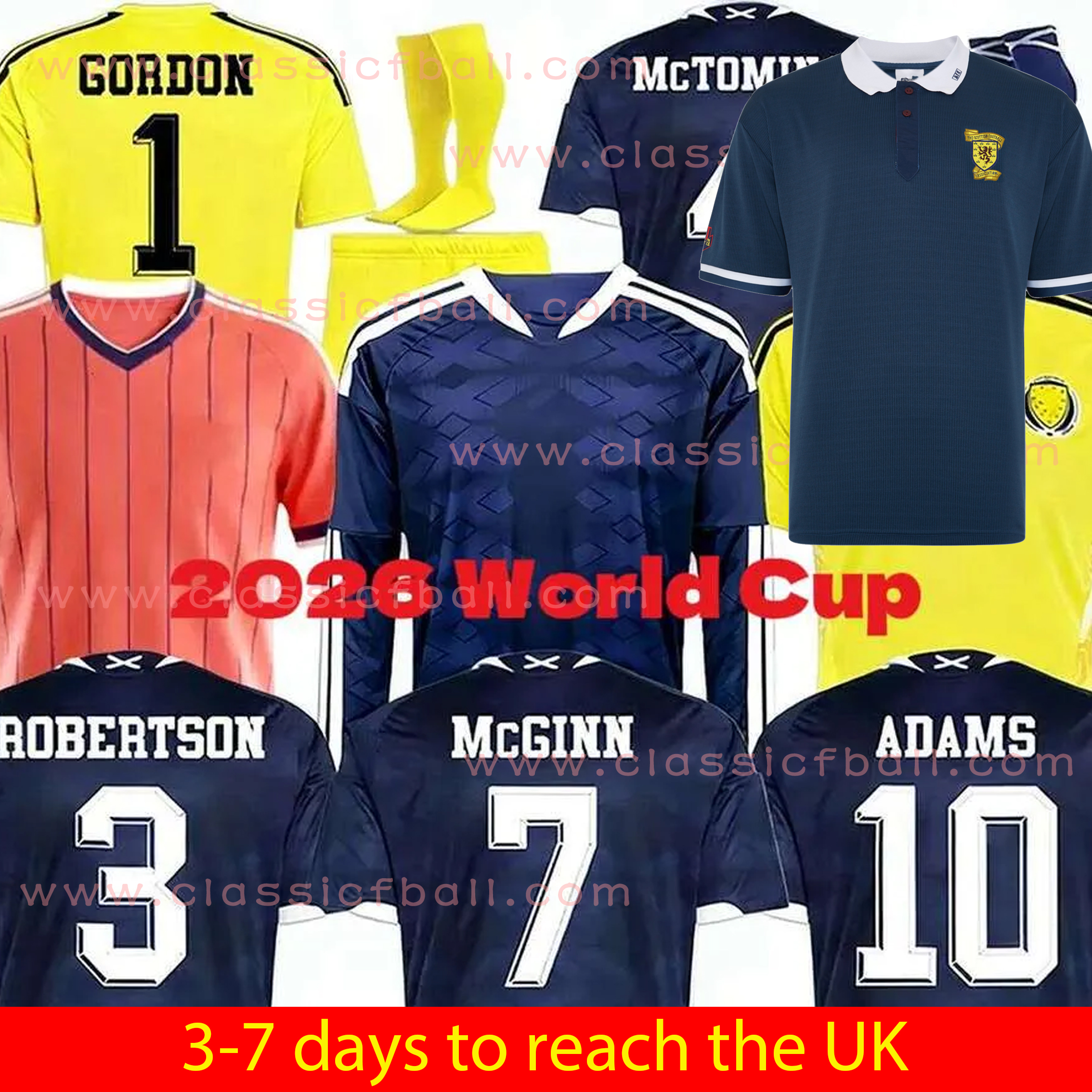 scotland World Cup 2026 Scotland Football Shirt top Soccer Jerseys ROBERTSON Mctominay Mcgregor SHANKLAND MCGREGOR Maillot Goalkeeper Woman Kids Kits Set Unifrom