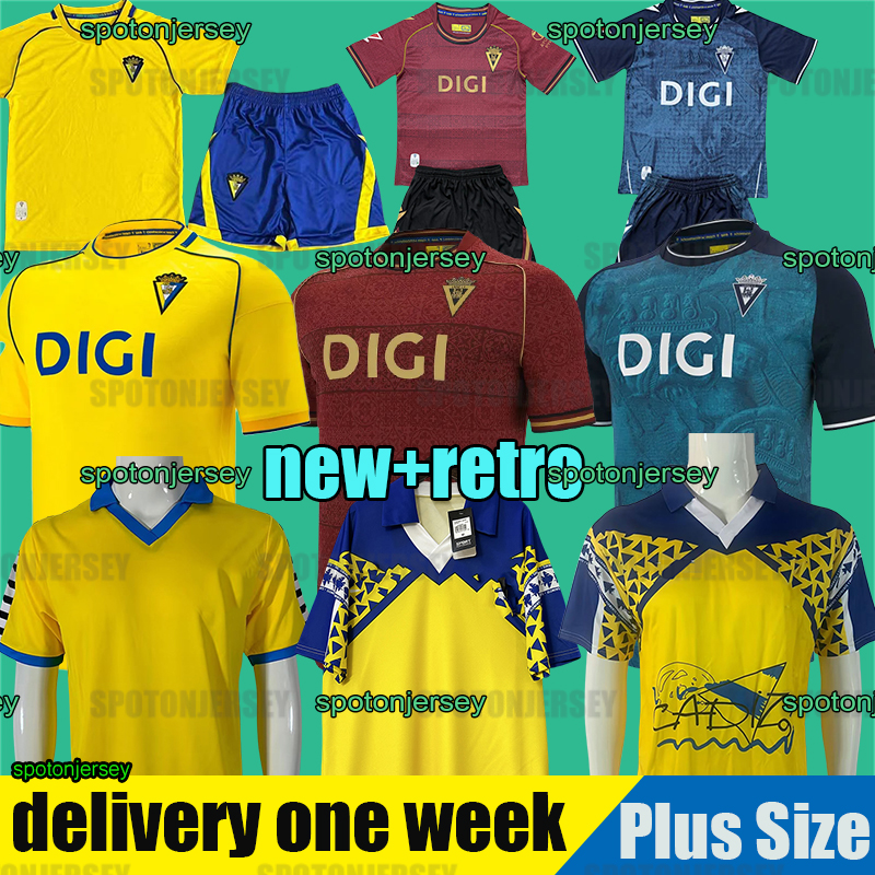 camiseta Cadiz CF soccer jerseys 2026 Cadiz CF 91/92 retro soccer jerseys men tops camisetas futbol 1991 92 vintage Cadiz football shirts 25 26