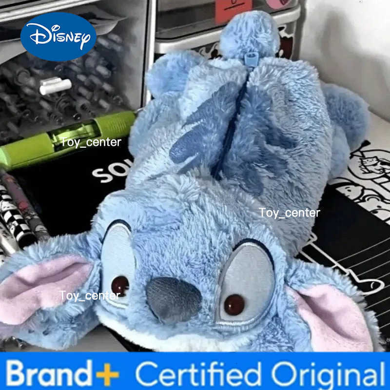 Disney New Stitch Pencil Case Cute Cartoon Animal Stationery Storage Bags Kawaii Anime Festival Birthday Gifts for student H251227