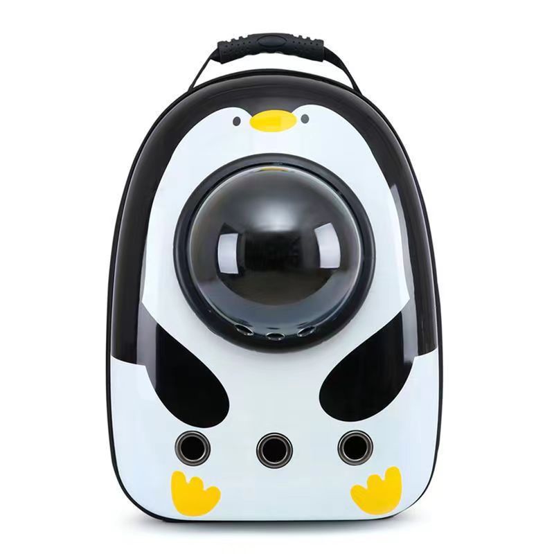 Space Capsule Cat Backpack Transparent Ventilated Pet Carrier for Outdoor Portable Shoulder Bag