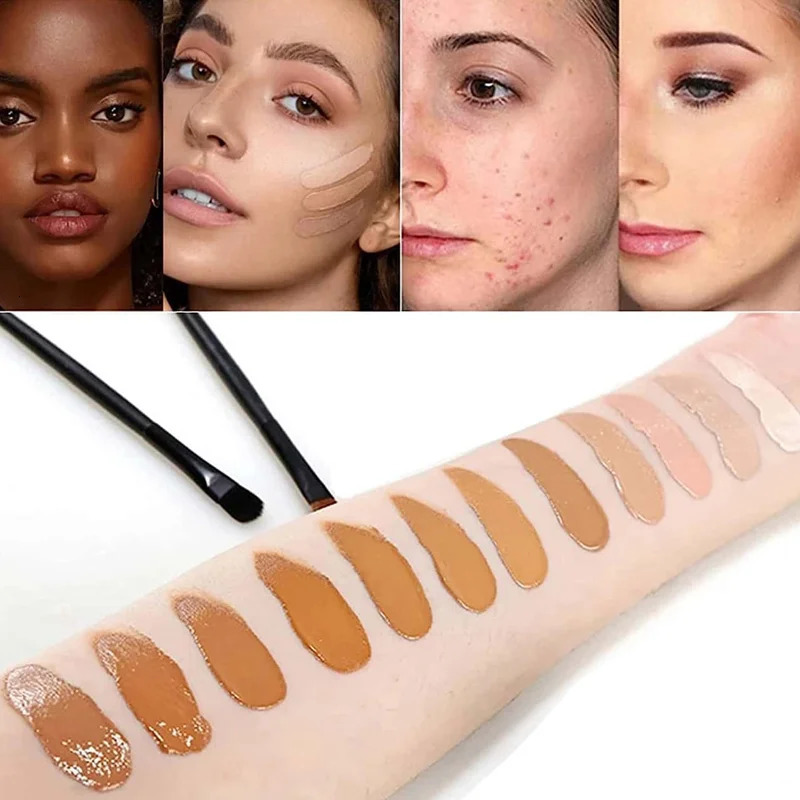 12 Color concealer Palette Matte Phosphor Outline Makeup Palette Cream foundation make-up Makeup Face 251226