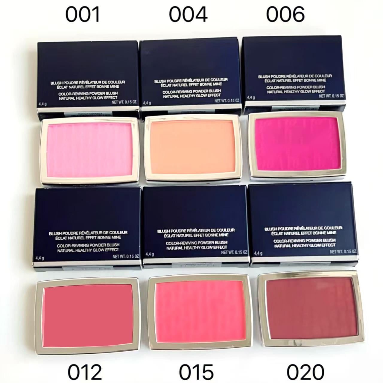New High-Quality 4.4g Blush - Natural Matte/Shimmer Finish Blush for Effortless Makeup