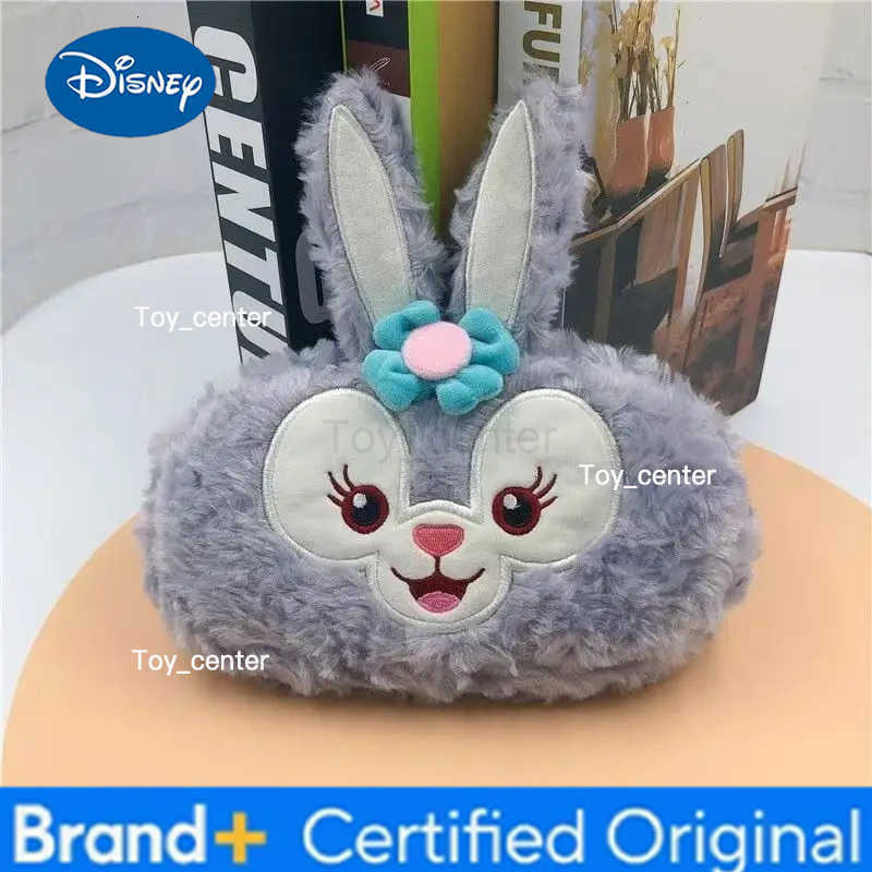 Disney Stellalou Linabell Girly Heart Cartoon Cute Plush Stationery Bag Creative Kawaii Pencil Bag Makeup Storage Bag Gift H251227