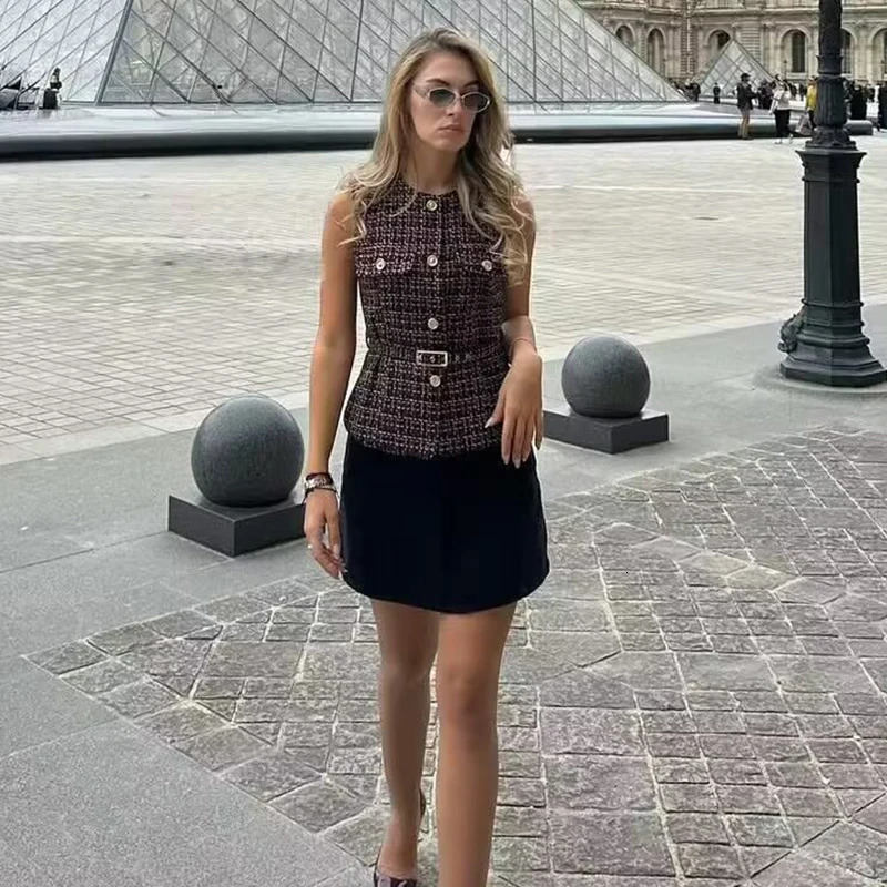 Vests Jackets Autumn Womens 2025 Chic Simple Slim Womens Jackets Vest Fashion Youth Elegant Vest 251223