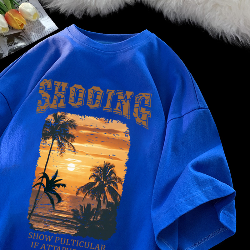 American Vintage Short Sleeve T-shirt, 2026 New Trendy & Versatile Tee, Summer Student Casual Cool Top