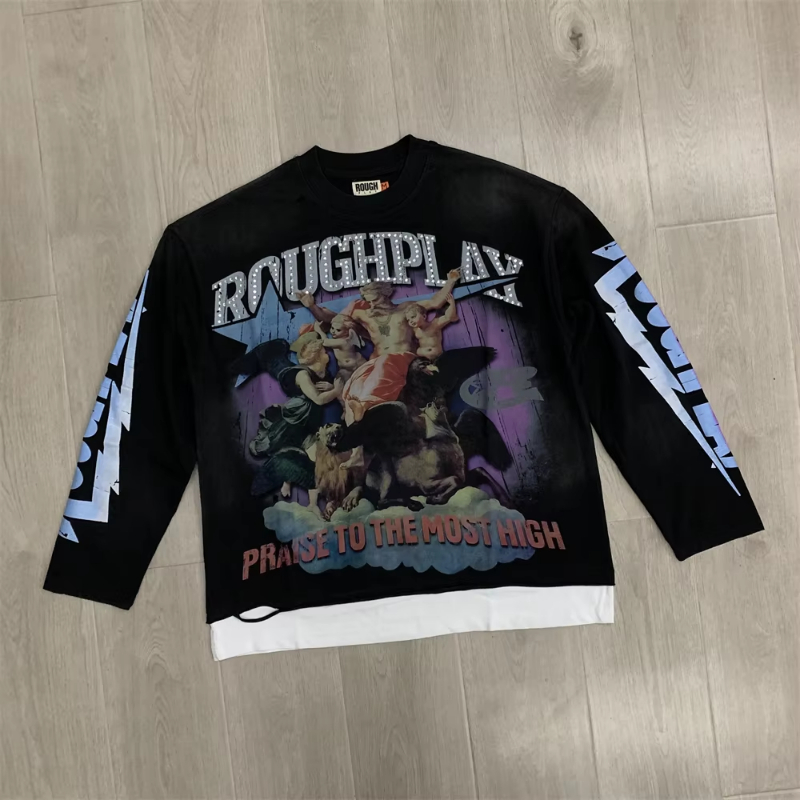 High Long Sleeve T-Shirt Men Women Best Quality Top T Shirt Tee