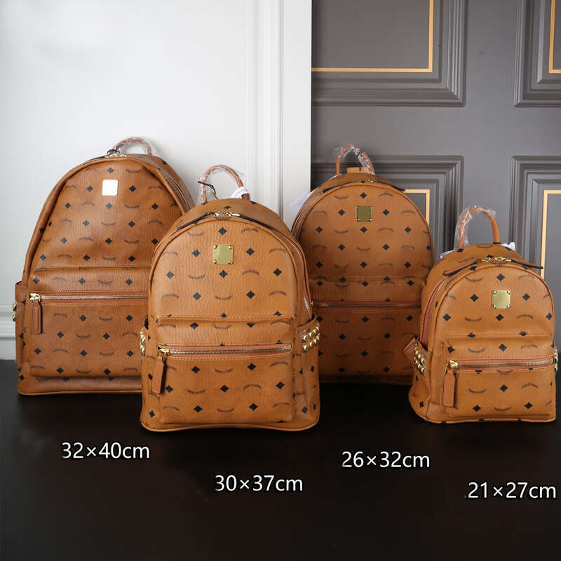 Men Women Backpacks School Backpack Multiple Pockets Large Capacity Bag Designer Backpack Classic Letter Print Cowhide Leather Zipper Open Handbag