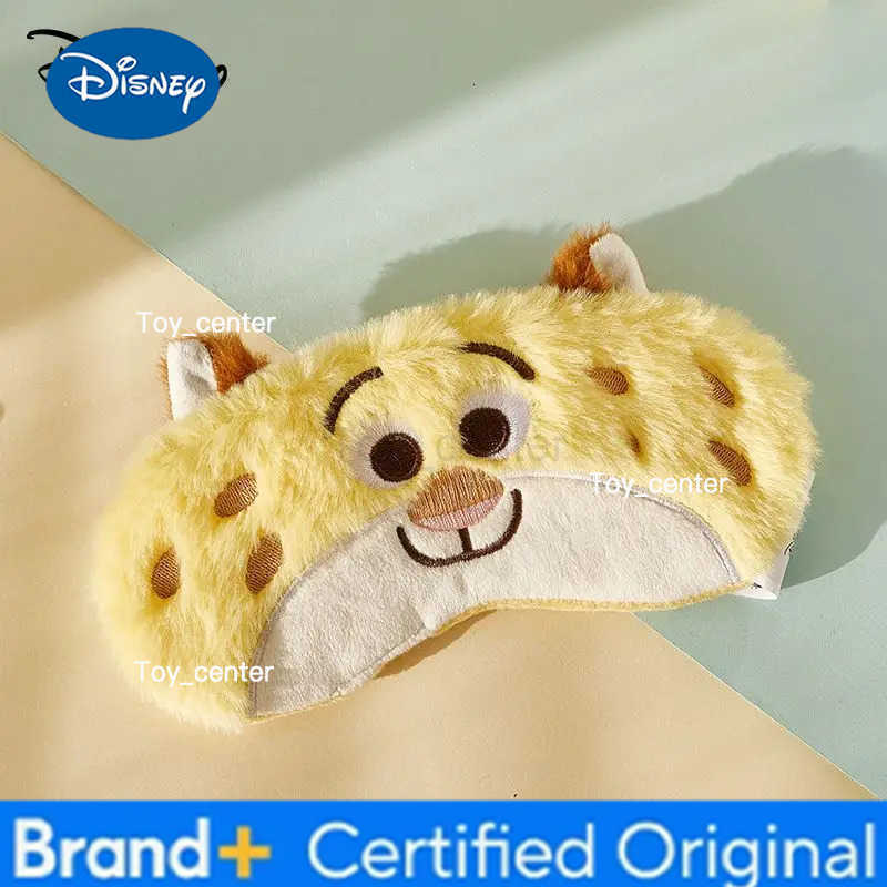 Disney Zootopia Merchandise Judy and Nick Officer Cheetah Cute Plush Eye Mask Cartoon Eye Mask Funny Eye Mask Light Blocking Soft H251227