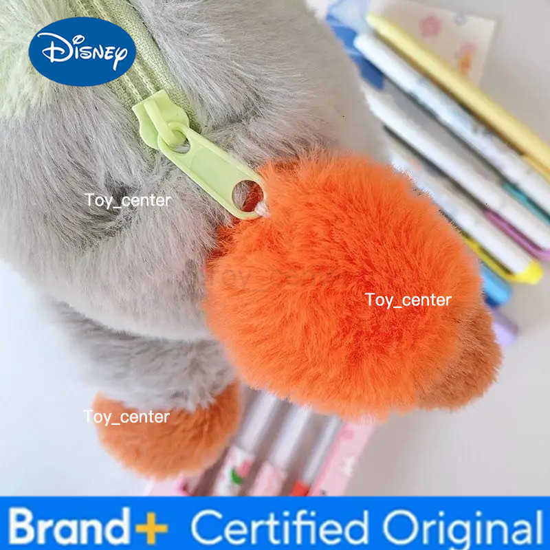 Disney Cute Cartoon Animal Plush Doll Creative Stationery Storage Bag Large Capacity Student Portable Pencil Case H251227