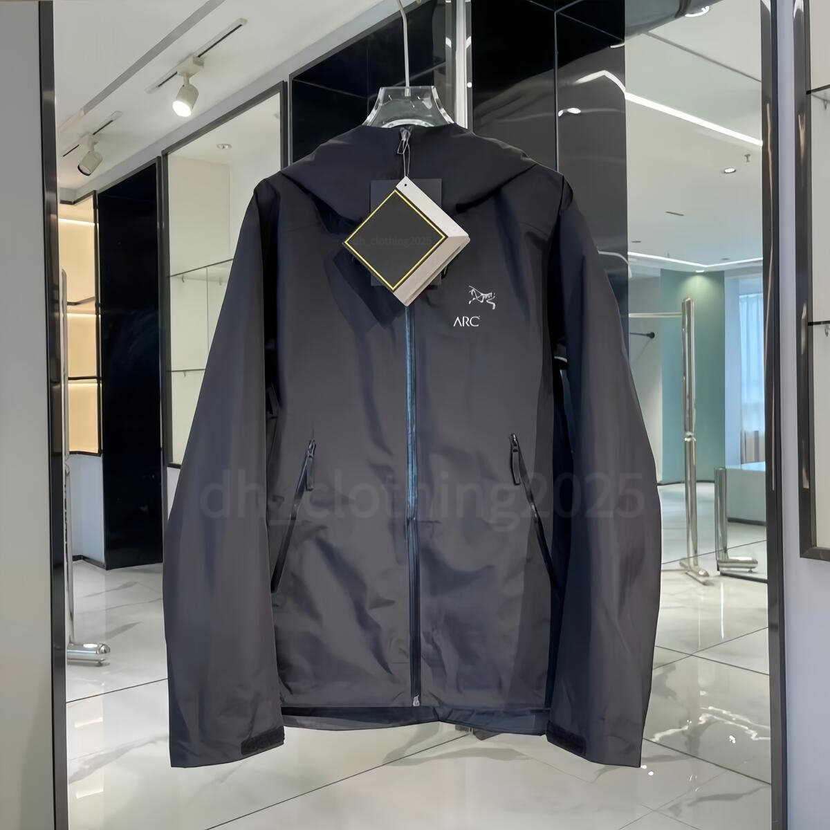 Arcterxlys Jacket Mens Womens Goretex Hard Shell Zip Up Waterproof Hood Windbreaker high quality Designer Fashion Clothes Spring And Autumn Trend Coat Arcs Jackets