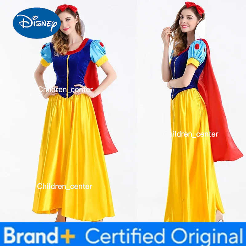 Disney Cartoon Carnival Deluxe Snow White Cosplay Costume Adult Cartoon Princess Birthday Party Outfit Halloween Fancy Party Dresses H2512271