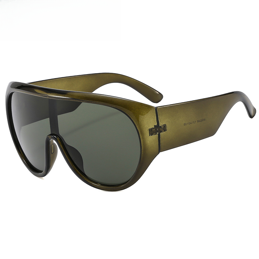 European and American New Large Frame Personality Versatile Street Style Internet Celebrity Sunglasses Unisex Fashion Show Trendy Glasses ddmythur