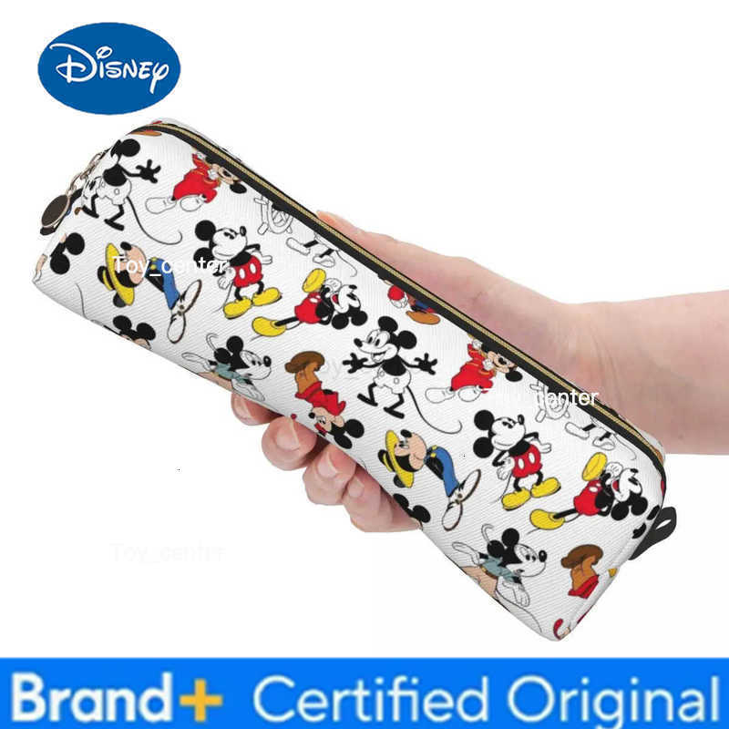 Disney Mickey Through The Years Wizard Pencil Case Creative Pen Box Bags Girls Boys Large Storage School Supplies Zipper Pencilcases H251227