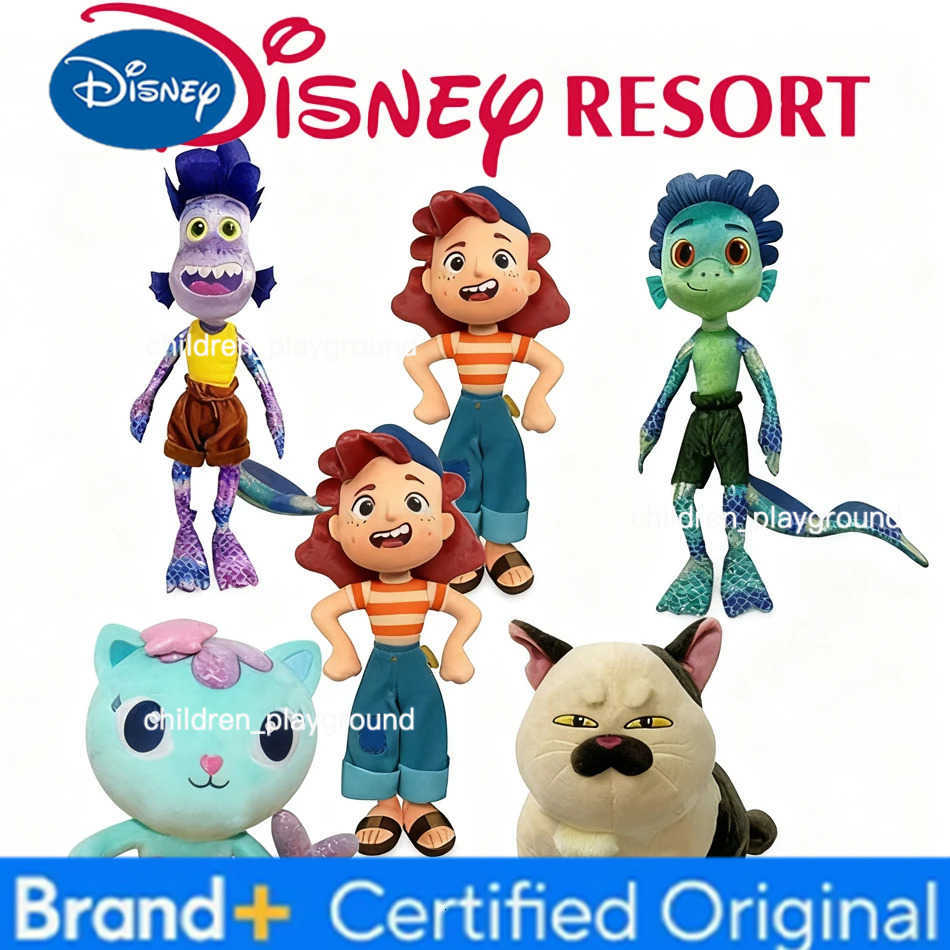 Disney Pixar Movie Luca Alberto Sea Monster Plush Toy 18-45cm Cartoon Cat Purple Girl Stuffed Toys Christmas Gifts for Children H251227