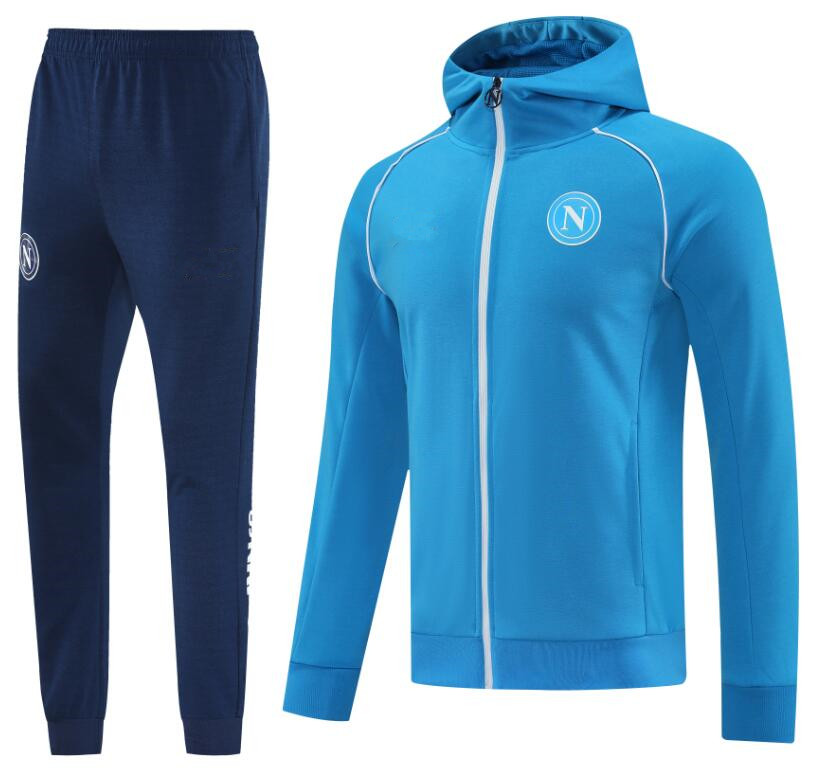 25/26 Napoli TrackSuit soccer jersey football kit 2025 2026 SSC Naples AE7 D10S Hommes training suit wear Formation tuta Chandal Squitude Jogging long zip jacket