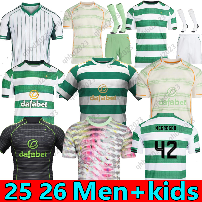 S-4XL 25 26 27 CelTIcsS McGREGOR Soccer Jerseys REO 2026 NAWROCKI McCOWAN KUHN IDAH JOHNSTON FORREST RALSTON MEN kids kit uniforms Football Shirt TOPs 666666