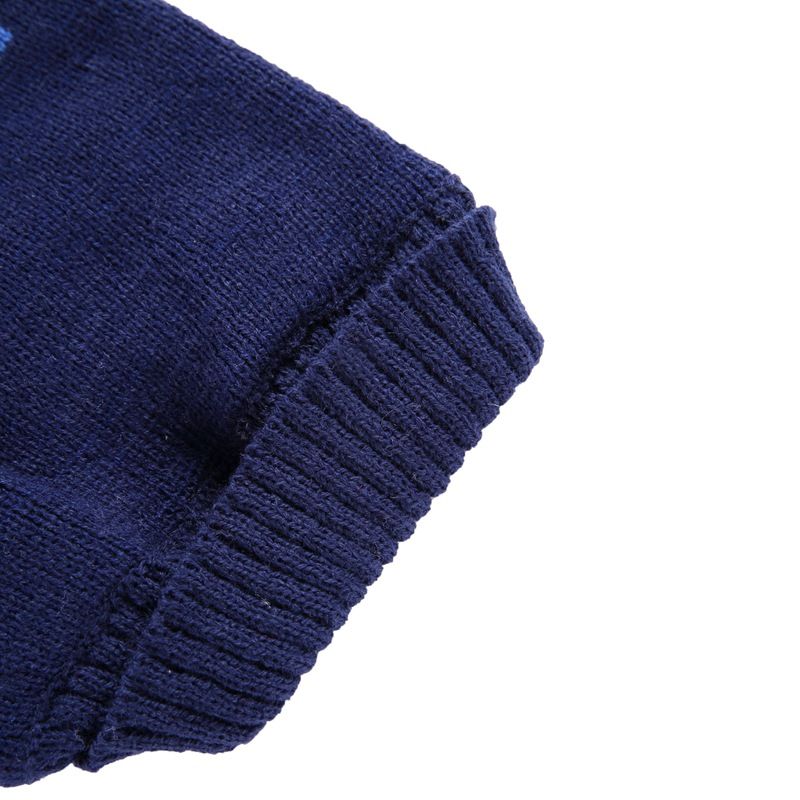 Dog Knitted Sweater USA National Flag Dog Sweater Puppy Sweater Warm Soft Pet Holiday Clothes for Small Medium Cats and Dogs, Large Dog XXL