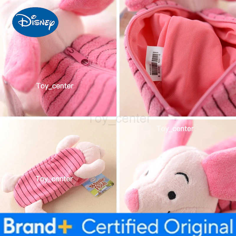 Disney Pooh Bear Pencil Bag Cartoon Anime Pen Pouch Student Stationery Storage Bags Pen Box Girl Cute Plush Large Capacity Case H251227