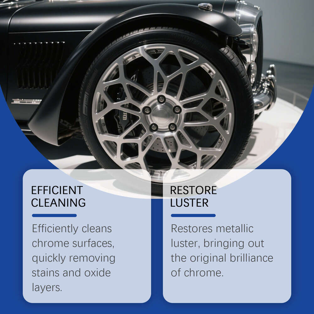 Homonth Chrome Parts Care Spray Car Hardware Accessories Anti-Oxidation Decontamination Cleaning Anti-Rust Polishing Agent