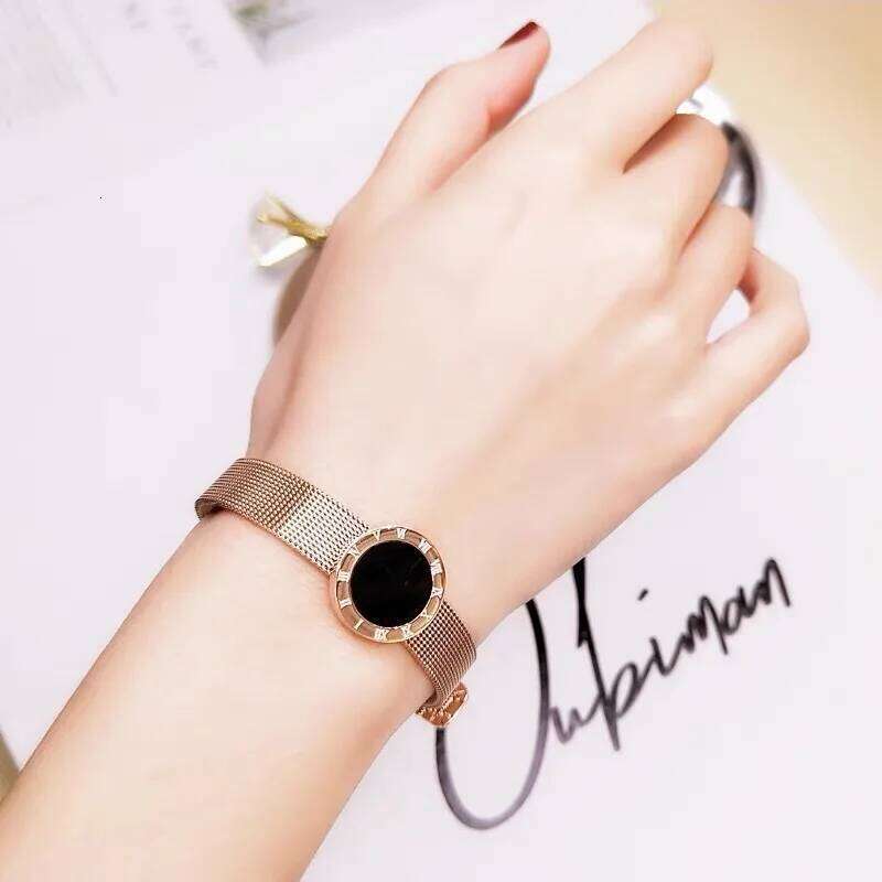 Luxury Roman Numeral Bracelets For Women Fashion Gold Color Watch Strap Bracelet Korea Party Jewlery
