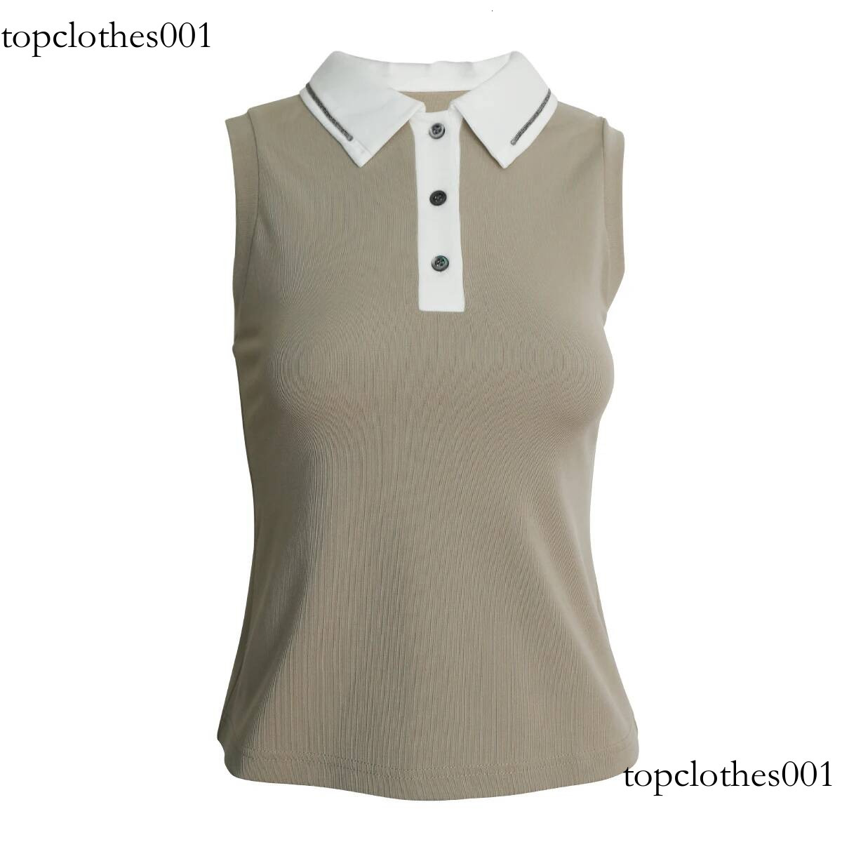 K2379W Luxury Women's T-Shirts Clothing High Quality Cotton Blend Polo Collar T-Shirt Femme Tops For Women