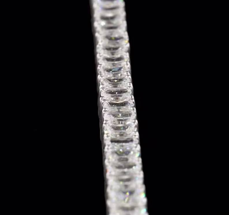 Exclusive VVS Moissanite Elegant Tennis Bracelet Crafted With Brilliant Moissanite Stones Showcasing Luxury Grace And Perfection