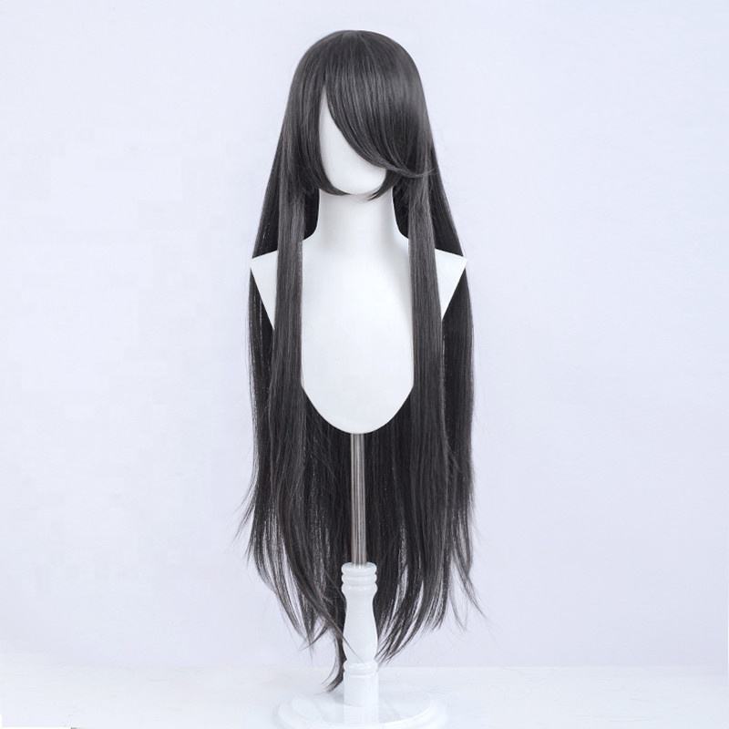 Wholesale 100cm Straight Wigs for Cosplay in Multiple Colors MSN Peluca Synthetic Anime Heat-Resistant Wigs