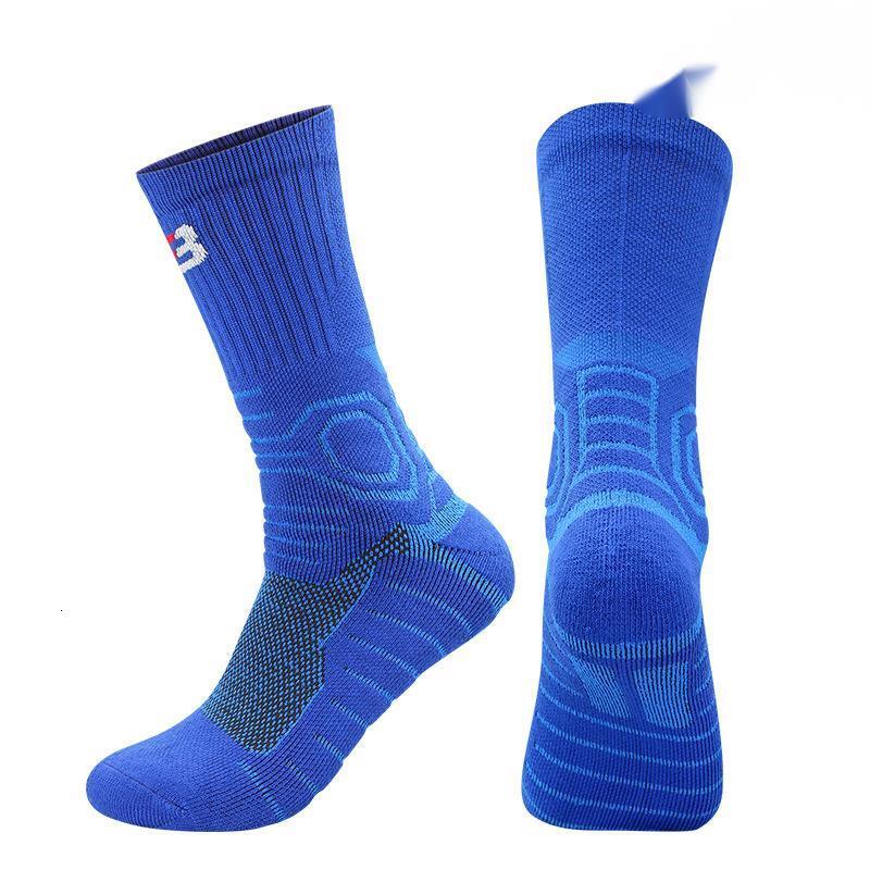 Professional Practical Basketball Socks For Men, Autumn And Winter Thickened Towel Bottom Mid-Calf Running Socks, High-Top Elite Socks, Long Tube Spor