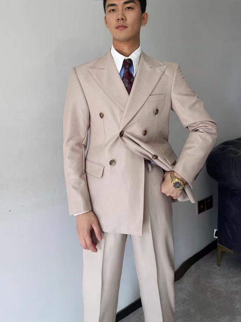 T2791 Men's Slim Fit British Style Suit