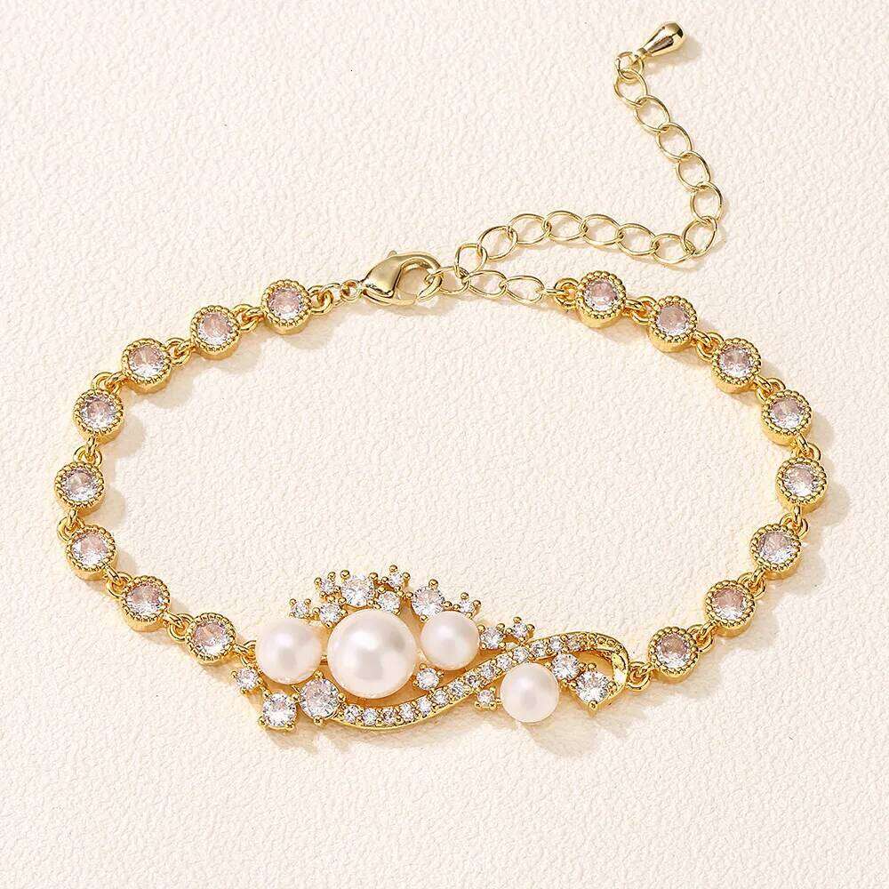 ZAKOL Classic Buling AAA Cubic Zirconia Bracelet Elegant Sliver Color Chain Bracelets Wedding Jewelry for Women