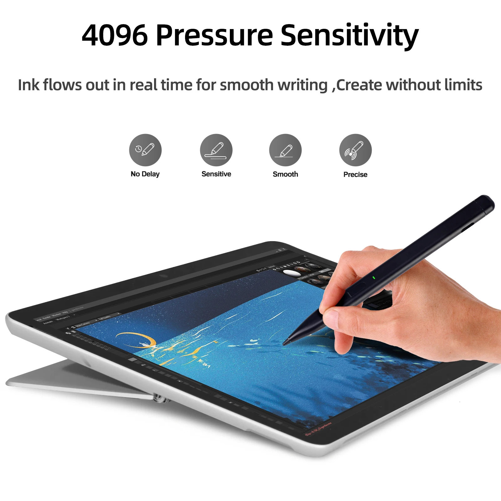 Slim pen 2 for Surface Pro 8 9 4096 palm rejection ink Stylus pencil for Surface Laptop studio 2 duo 2 ASUS HP DELL 251219