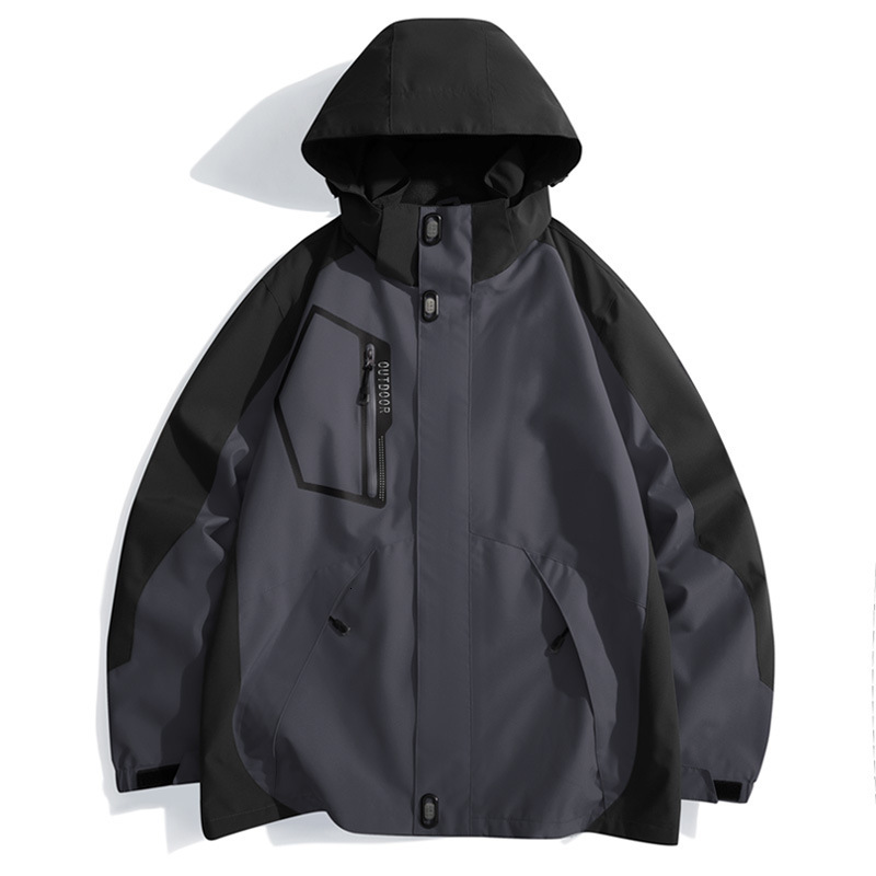 Roland Tiger Outdoor Couple Hiking Off-Road Team Custom 2025 Spring Autumn Four Seasons Wearable Windproof Single Layer Jacket Waterproof