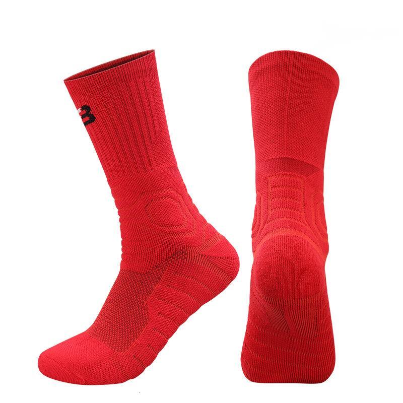 Professional Practical Basketball Socks For Men, Autumn And Winter Thickened Towel Bottom Mid-Calf Running Socks, High-Top Elite Socks, Long Tube Spor
