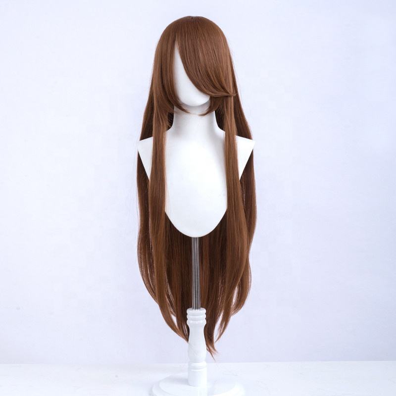 Wholesale 100cm Straight Wigs for Cosplay in Multiple Colors MSN Peluca Synthetic Anime Heat-Resistant Wigs