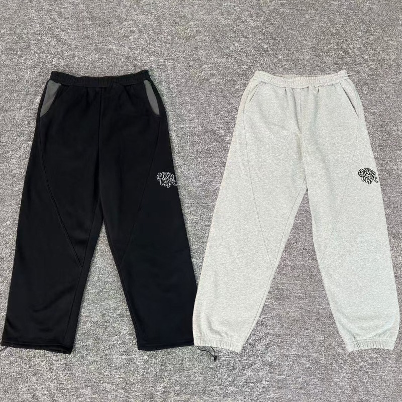 Men's Pants Patchwork Mertra Embroidery Logo Men Women High Quality Trousers Jogger Drawstring Sweatpants