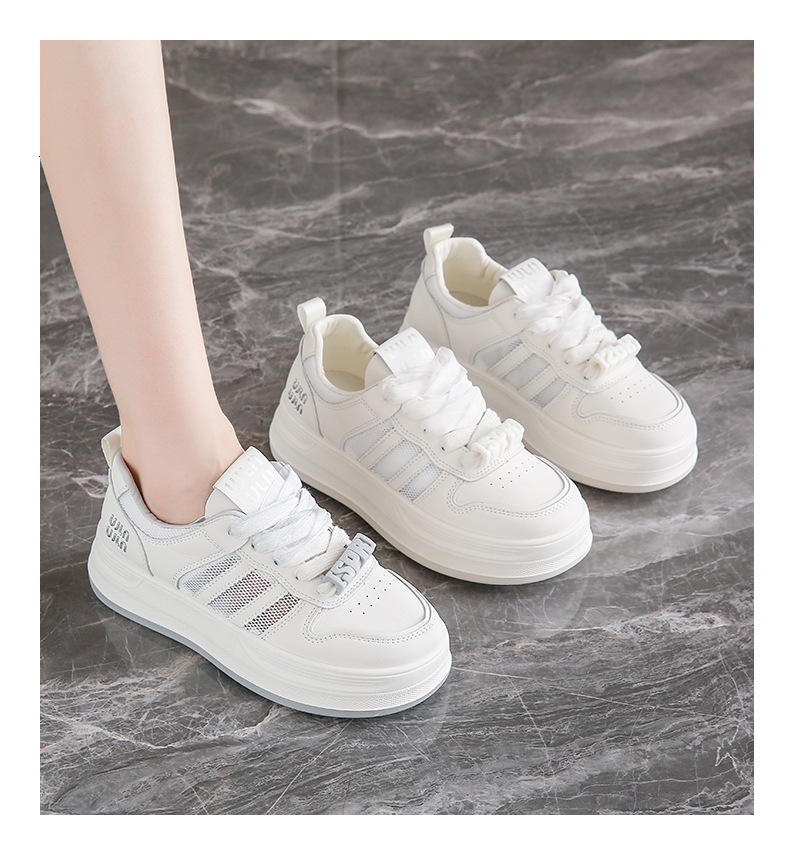 2025 Designer Fashion Genuine Leather Women's Sports Shoes Soft soled Comfortable Lightweight Casual Shoes