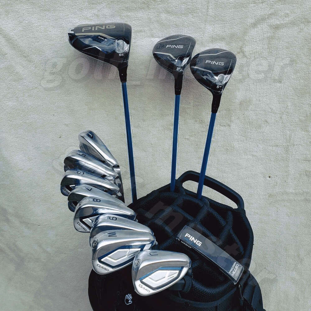 Golf Clubs Set G440 Irons+G440 max Driver+3wood+5wood+putter Steel Shaft with Head Cover Latest version Brand New Iron sport_guru