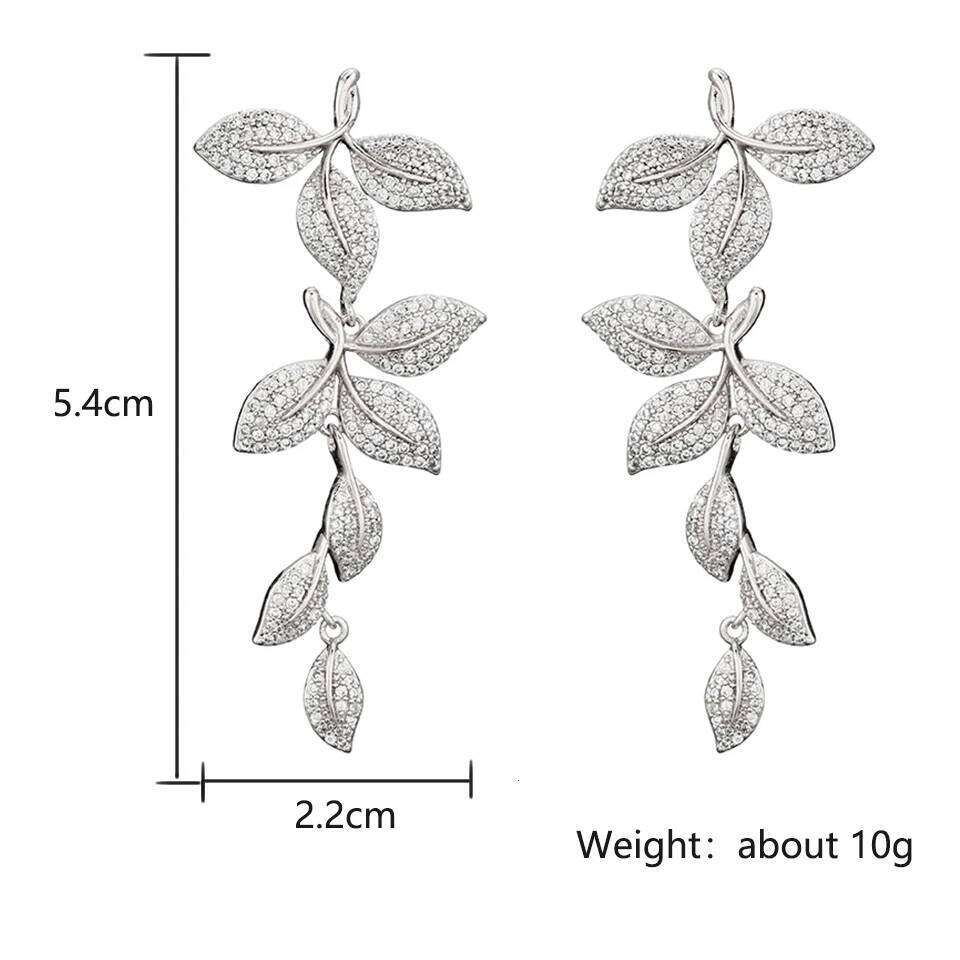 ZAKOL Clearance AAA Cubic Zirconia Wedding Bridal Dangle Earrings for Women Shiny Zircon Luxury Party Jewelry