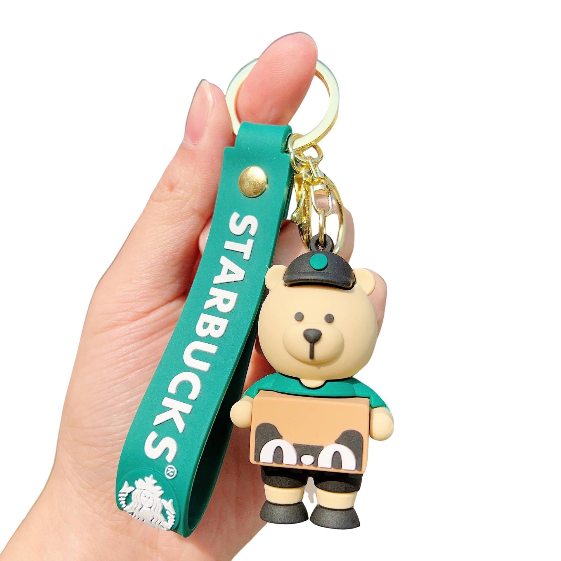 Free Shipping designer key chains for bags New Bear Keychain Cartoon Pendant Car Backpack Hanging Gift