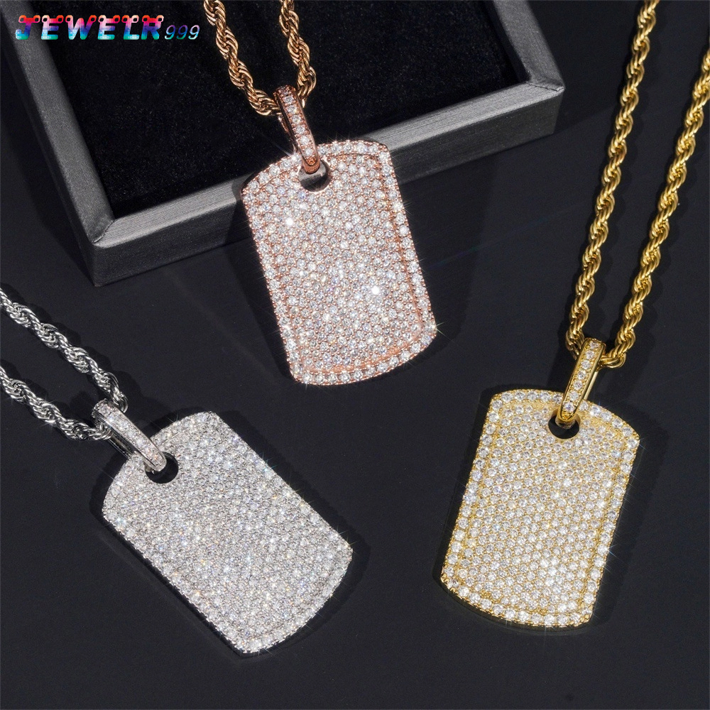 Hot-selling Hip Hop Personalized 925 Silver Vvs Moissanite Trendy Pendant