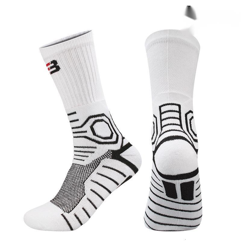Professional Practical Basketball Socks For Men, Autumn And Winter Thickened Towel Bottom Mid-Calf Running Socks, High-Top Elite Socks, Long Tube Spor