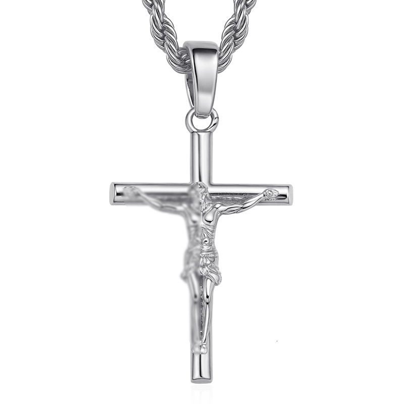 Luxury Brand Designer Jewelry European And American Hot-Selling Cross Necklace 18K Gold Plated Non-Fading Personalized High-End Cross Pendant For Men