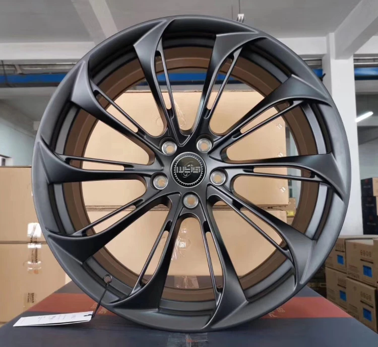 19 20-inch forged rims for Tesla Model S Model 3 Model Y 5*114.3 High quality custom black forged wheels