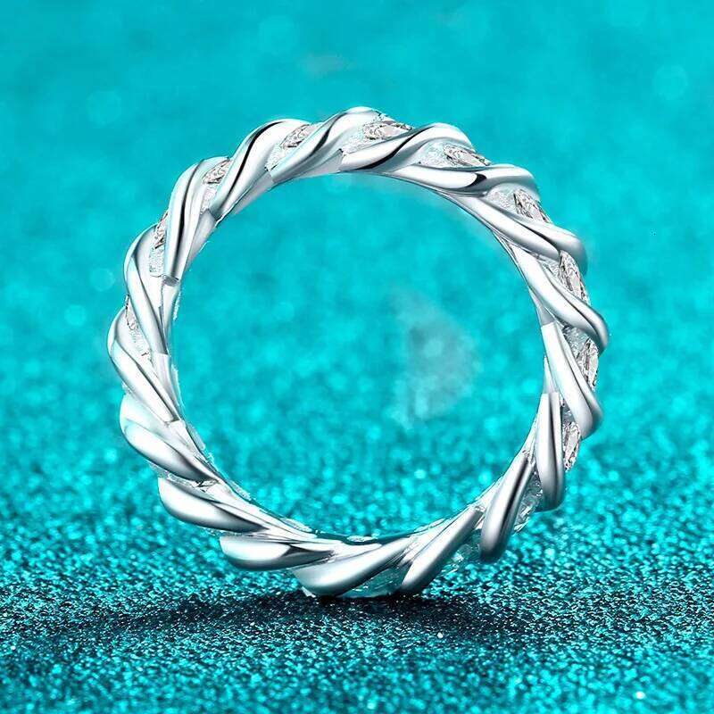 1.7ct D Color Moissanite Engagement Ring for Women 925 Sterling Silver Gold Plated Solitaire Rings Wholesale 0cb