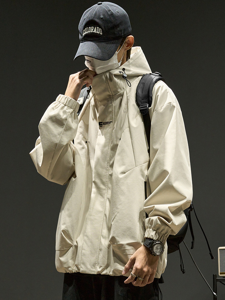 Roland Tiger 2024 New Men's Outdoor Jacket Spring Autumn Trendy Brand Men's Autumn Jacket Men's Autumn Winter Outdoor Hiking Jacket